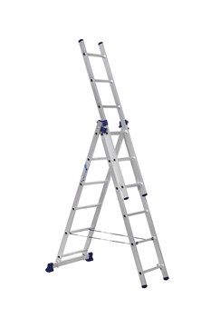 Лестница 3-секционная алюминиевая TOR SC3006 3*6 универсальная 1018184 - фото 16364