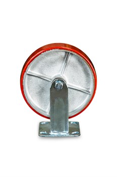 Колесо большегрузное неповоротное FCp 80 200 мм полиуретановое (N) 1024155 - фото 18896