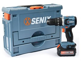 Дрель-шуруповерт ударная аккумуляторная SENIX PDHX2-M2-EU KIT с 1 АКБ 4Ач и ЗУ 26424