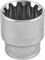 S68H2103 Головка торцевая SUPER TECH 1/4"DR, 3.2 мм,1/8",E4 S68H2103 - фото 31401