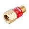 Клапан газовый обратный КГО (на резак или горелку) М12х1,25LH 4647
